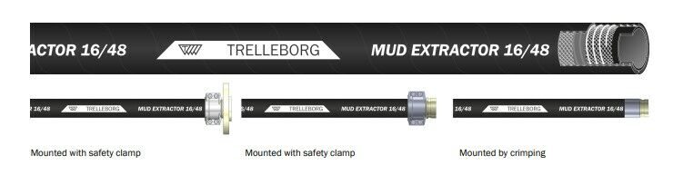 Рукав MUD EXTRACTOR 16-48 напорно-всасывающий рукав